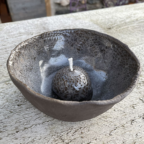 Timmervikens keramik ljuslykta evighetsvärmeljus